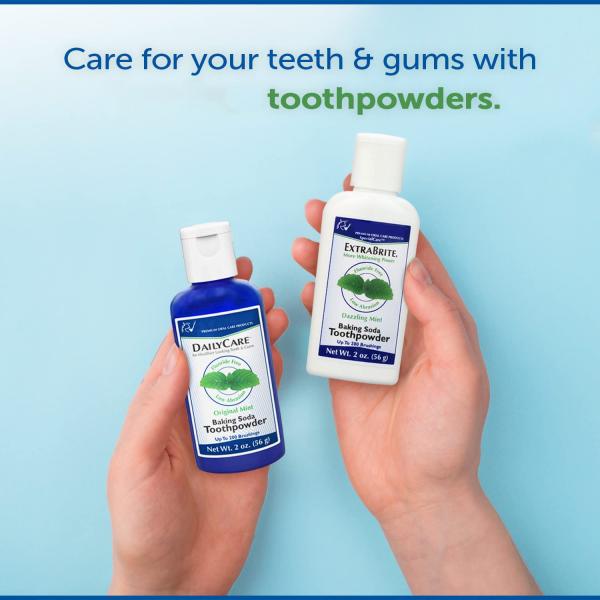 Original Mint Baking Soda Tooth Powder Fluoride Free With Minerals And Essential Oils