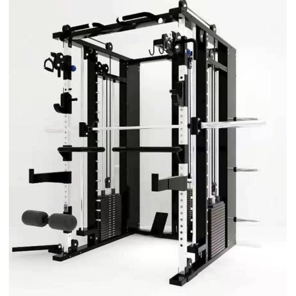 2200*1500*2200 Home Gym Multi Station Power Cage Squat Rack Weightlifting Smith Machine