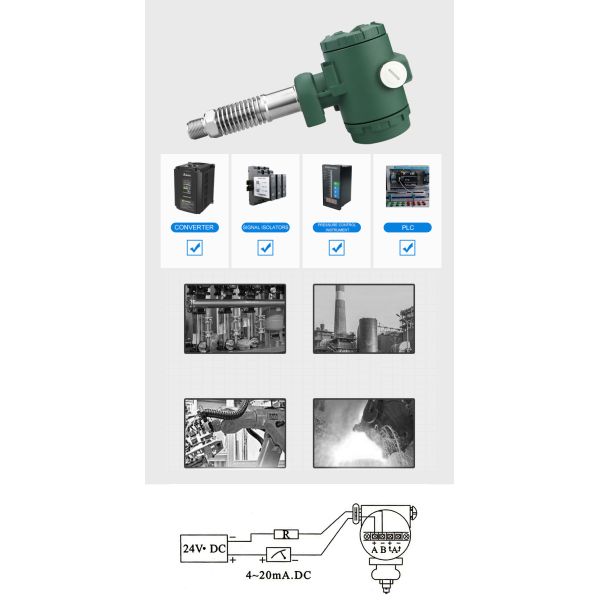 SD-2088YG High Temperature Explosion-proof 4-20ma Smart Pressure Transmitter With Lcd