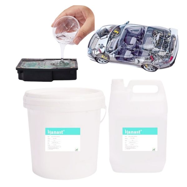 5:1 Epoxy Resin Potting Waterproof Black Epoxy Potting Compound For Sensor PCB Transformer
