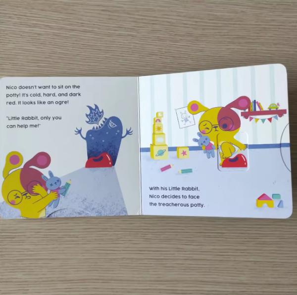 Full Color Children's Board Story Education Book Print On Demand Hardcover Book