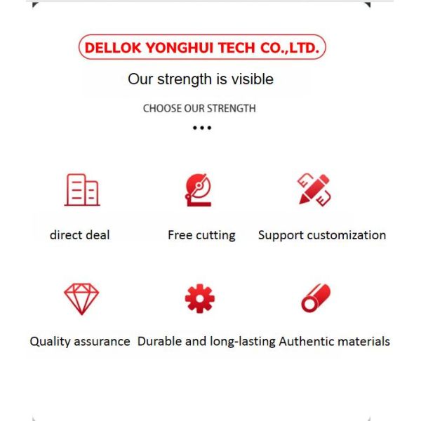 DELLOK YONGHUI Aquisição única para processamento industrial de perfis de alumínio, corte a laser