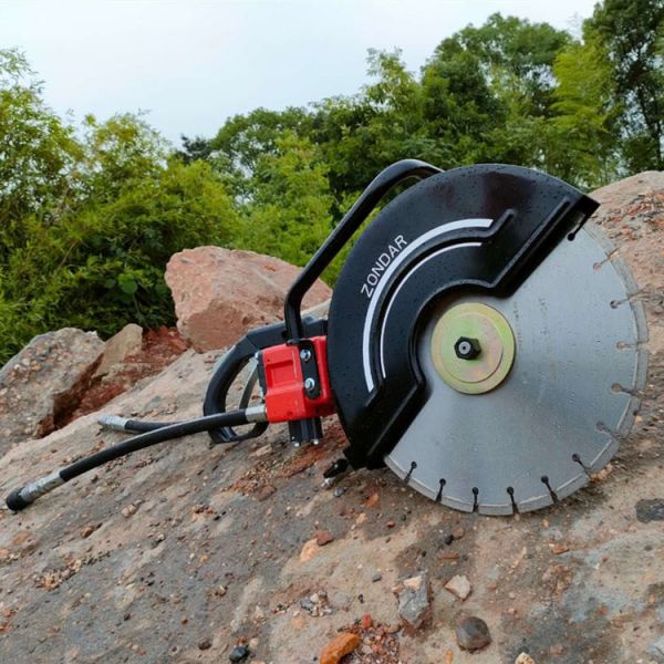 vitesse de rotation découpée hydraulique du diamètre 355mm de lame des scies 12