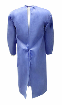 Unisex мантия SMS+PE 53GSM устранимая ультразвуковая соединяя швами со связями