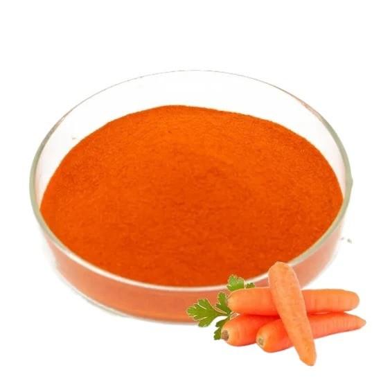 OEM Poudre de bêta-carotène soluble dans l'eau Extrait de carotte de qualité alimentaire 10%