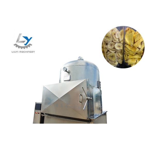 Vegetables & Fruits Continuous Vacuum Fryer , Automatic Potato Chips Making Machine