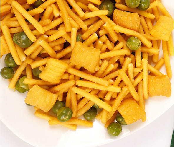 Biscuit mélangé de bande de crevette rose de casse-croûte de vente chaude avec