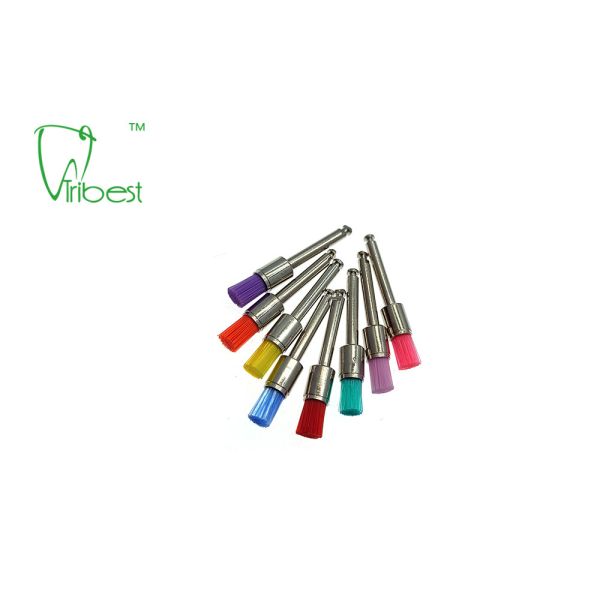 Teeth Polishing Brush Nylon Brush Pencil Flat Dental Polishing Kit
