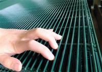 Panel de acero galvanizado de malla 358 para cercado de seguridad de 76,2 mm x 12,7 mm, 2,4 m x 2,1 m