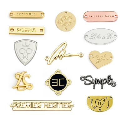 Custom Metal Clothing Logos Labels Name Tag Perfect for Garment Accessories and More