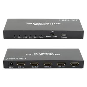 HDMI 2.0 HDMI Extender Splitter 60Hz 1x4 Support 3D 18G HDR 1 In 4 Out AV