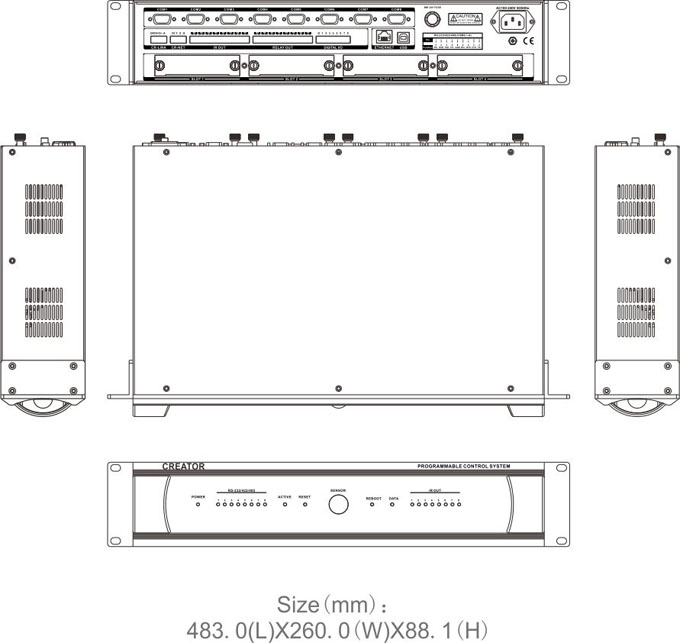 Вспышка RAM 1G системы 1G ГДР Programmable регулятора с iPad