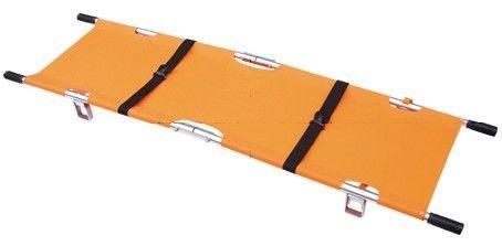 Aluminum alloy material orange ambulance special emergency stretcher car