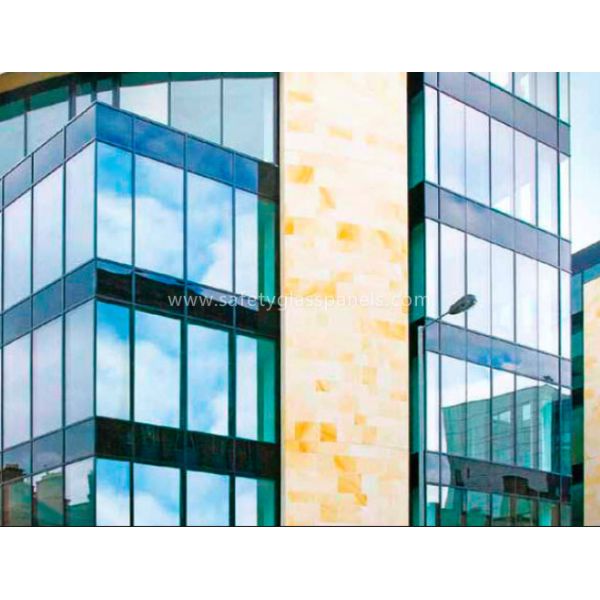 Frameless Bent Architectural Safety Tempered Glass Pattern for Bathroom