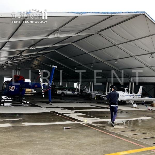 Huge Prefab Mobile Aircraft Hangar Tent 40x60m DIN 4102 B1