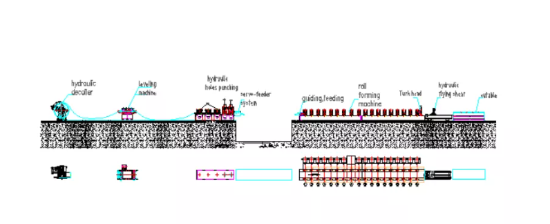 5.5Kw Profile Door Frame Forming Machine Hydraulic Cutting 380V