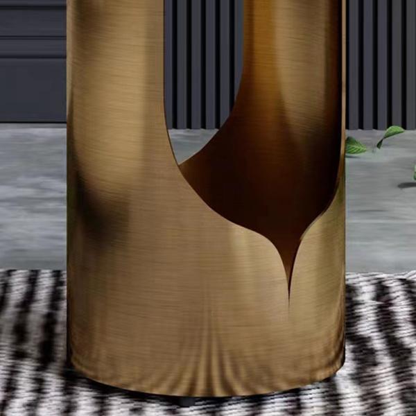 Minimalist Nordic Style Side Table ,  Brushed Nordic Round Coffee Table