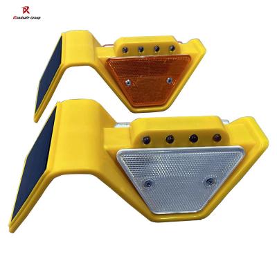 Highway Reflective Solar Led Flashing Guardrail White Yellow Red Reflector Delineator