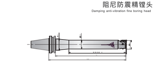 Anti Vibration Milling Boring Tool Mill Boring Bar Straight Shank High Accuracy
