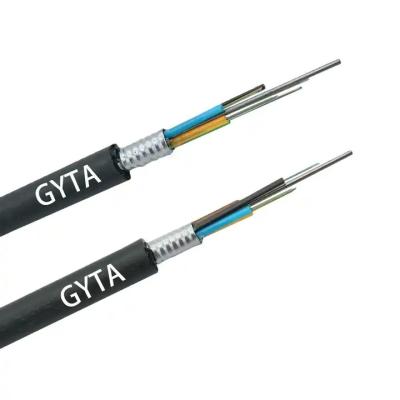 6 8 12 24 Core GYTA GYTS ADSS Aerial Fiber Optic Cable Single Mode