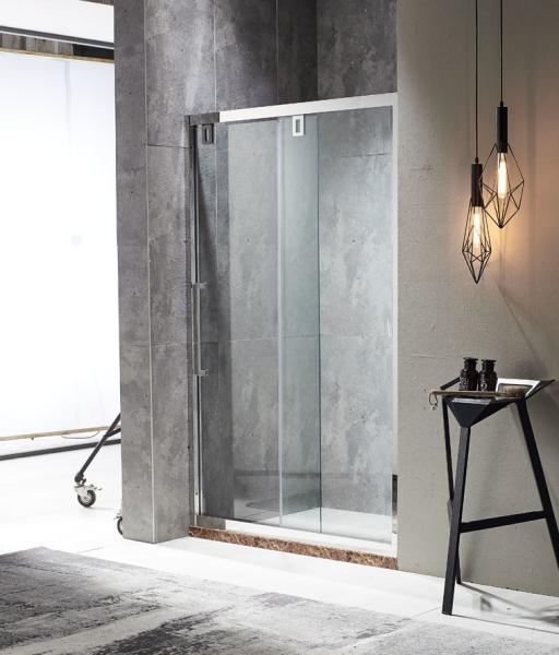 OEM Tempered Glass Shower Cubicle Square Shower Enclosures With Sliding Door