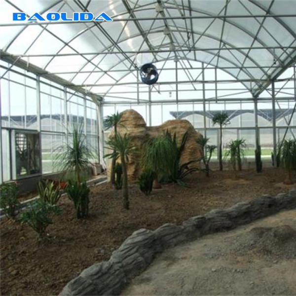 Agriculture Film Clear Polycarbonate Greenhouse Transparent Square Steel Frame Coating
