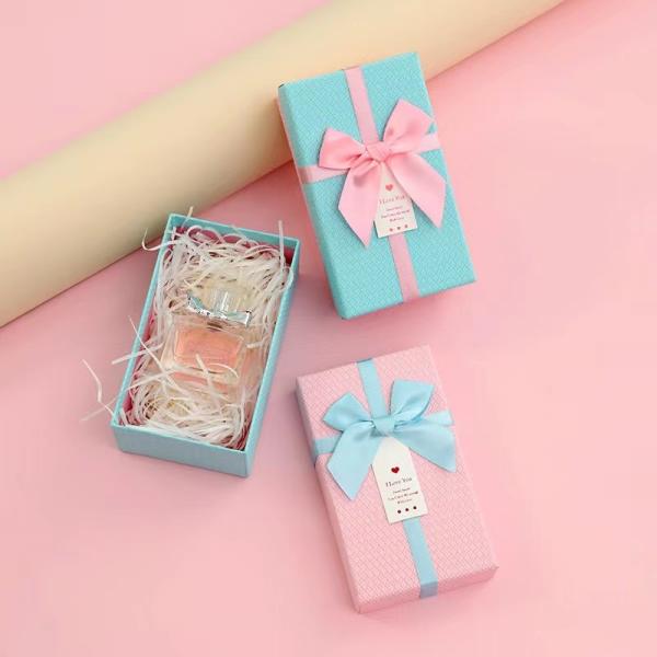 Two Pieces Cosmetic Box Packaging Lip Gloss Custom Boxes With Ribbon