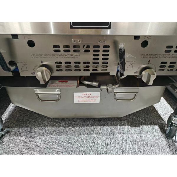 220В цифровой компьютерная панель Два горшка Четыре корзины Открыть Deep Fryer с фильтрацией