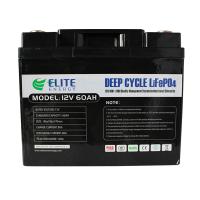Densité profonde de haute énergie de batterie du cycle ESS du lithium Po4 IP54 12V 60Ah