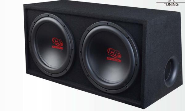 Double Car Radio Boombox Emboidery Logo Printable 12 Inch Single 2 Coil