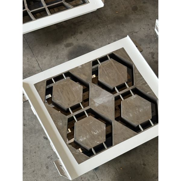 Hexagonal Grass Paver Mould, Interlocking Slope Protection Concrete Block Mould for Brick Making Machine