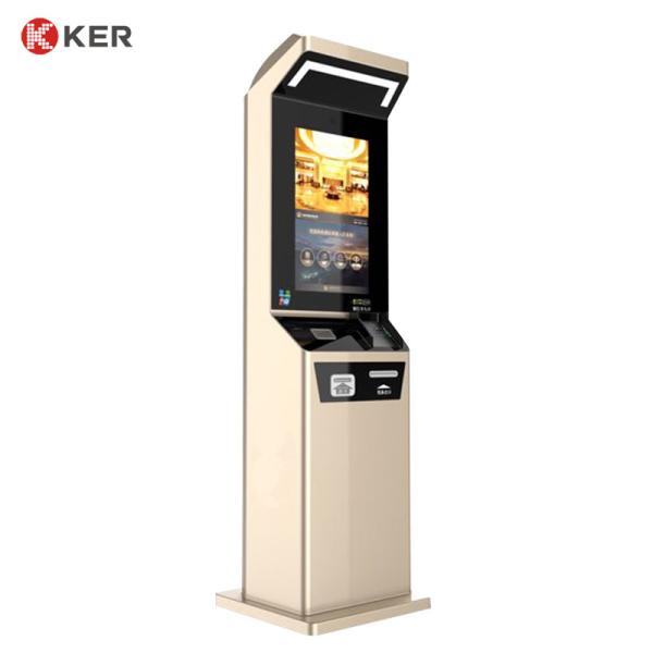 Hotel Card Reader Self Service Check In And Check Out Terminal