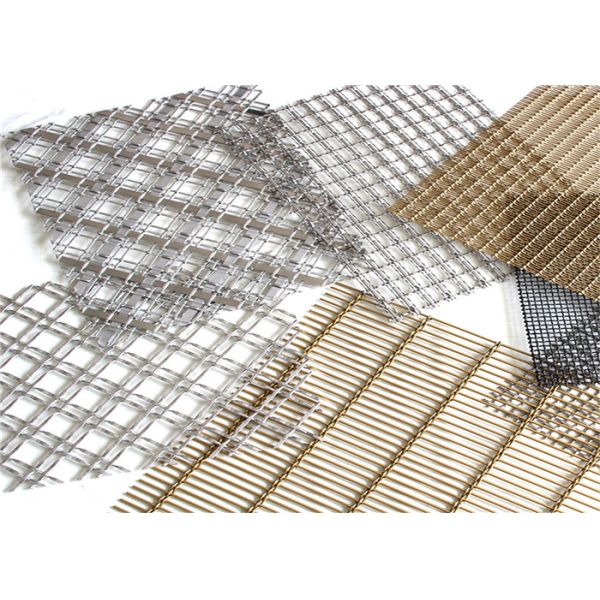 malha de 15mm Hall Hotels Crimped Decorative Wire