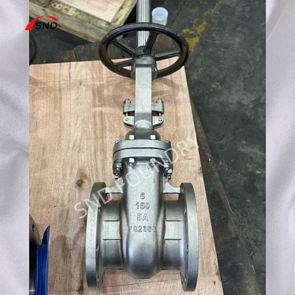 6 Inch 150lb 5A Flange Gate Valve for Medium Pressure Applications in Petroleum Industry