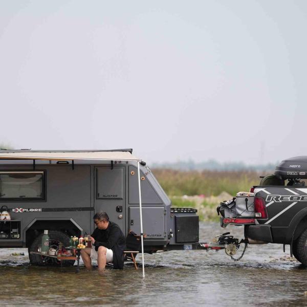 Popup Hard Floor Off Road Camper Trailer NJSTAR EXPLORER Hard Floor Camper