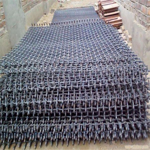 Heavy Industry hot dip  galvanized square crimped wire mesh  anping for building