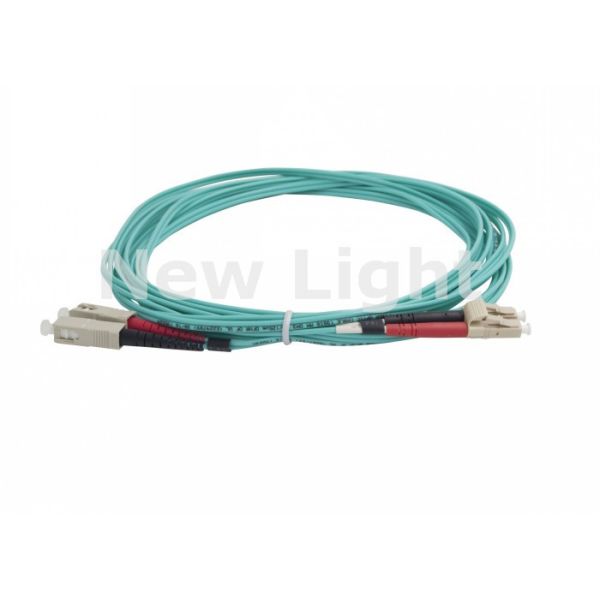 LC to SC Duplex Fiber Optic Patch Cord 50/125 Multimode with Good Durability