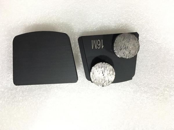 Hard Bond Redi Lock Grinding Shoes , 6 - 300 Grit Diamond Grinding Segments