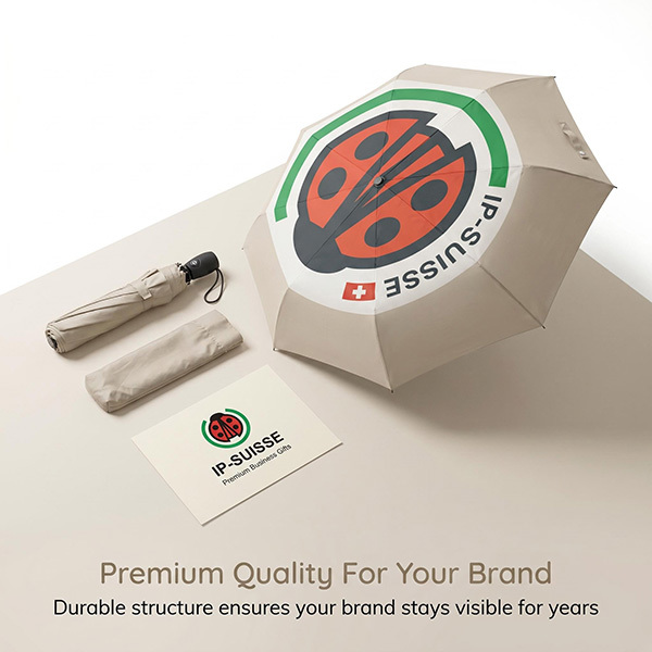 Custom Full-Printed Auto Open/Close Folding Umbrella with Wind Resistance Up to 40 mph and 3-Year Warranty