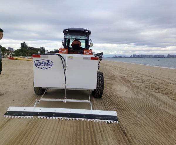 HANDSOMER 1600 Tractor Towable Beach Cleaner | 1.6m Hydraulic Vibration Sand Sifter