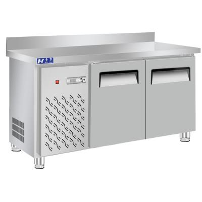 304 Stainless Steel Freezing Table Commercial Refrigeration Equipment