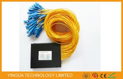 Sc 2mm do divisor do PLC da fibra óptica de CATV EPOM, caixa do divisor do acoplador de Ftth 1x64
