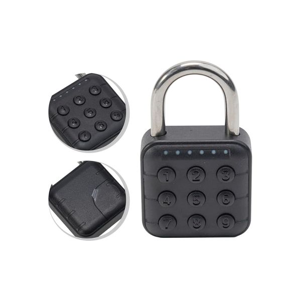 Security Electronic Combination Padlock Smart Fingerprint Padlock Home Waterproof TUYA Graffiti Bluetooth Lock Password