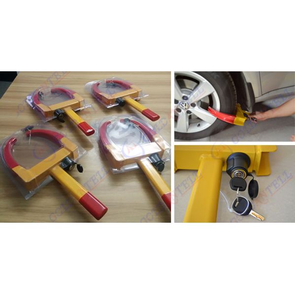 Стальная толстая 2.74mm анти- струбцина замка покрышки колеса автомобиля похищения