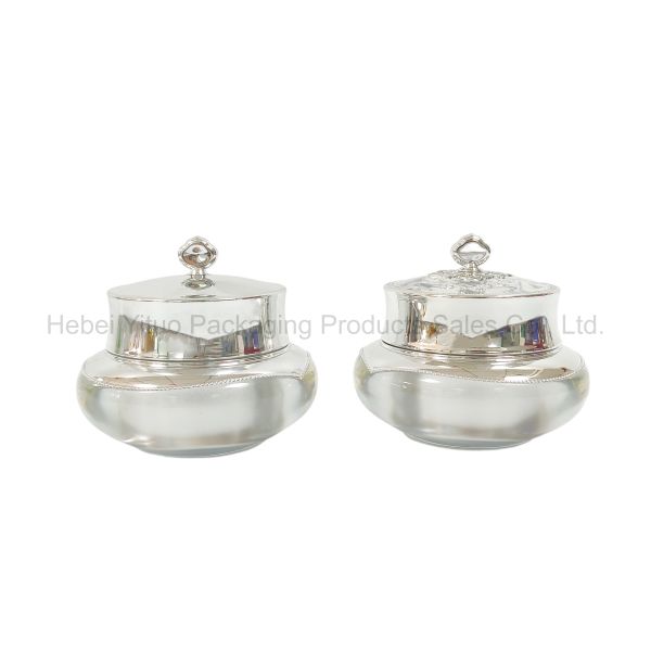 Acrylic 30g Cosmetic Cream Jar with Screw Top Sealing for Skincare Packaging