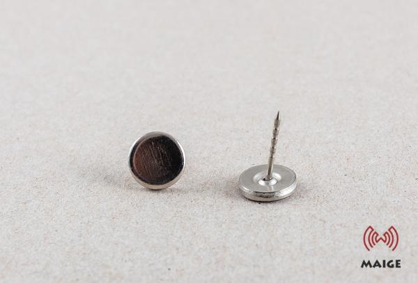 Swivel Metal Rf Pin EAS Accessories Wear Resistant CE / ROHS Approved