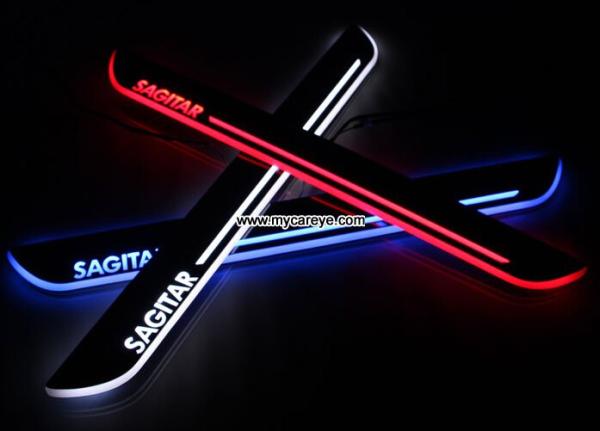 Volkswagen Sagitar car welcome light led Moving Door sill Scuff Pedal Lights