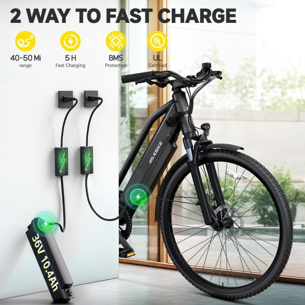 CE UL Certificated Customized C624 Shimano 7 Speed Hybrid Electric Road Bike 750W Motor 36V Sensor Smart City Bike OEM Available