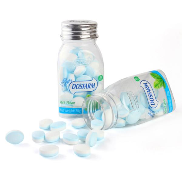 MUI Sugar Free Mint Candy Vitamin C Healthy No Sugar 38g Bottle Pack