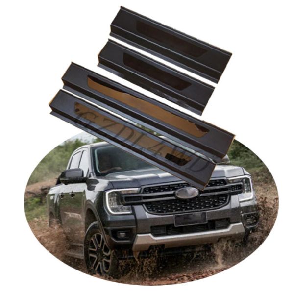 ABS дверные праги для Ford Ranger T9 2022+ без светодиодного освещения